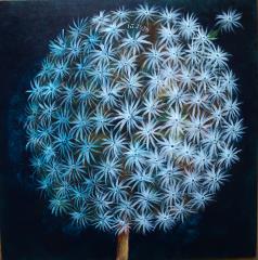 Regratova lučka (Akril, 20 x 20 - 2020) - Irena Gorenc